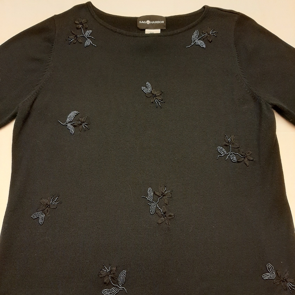Sag Harbor Beaded Sweater